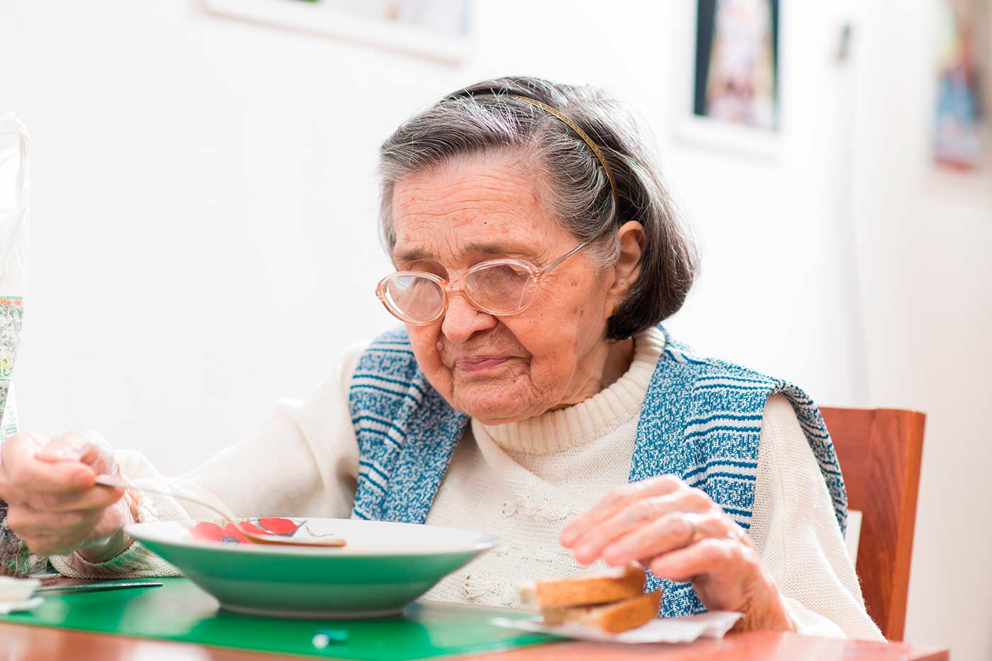 Alimentación en un Adulto Mayor