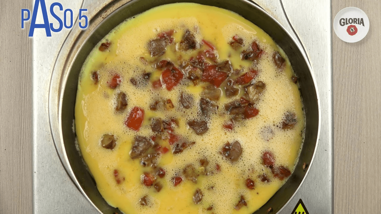 Tortilla de mollejitas